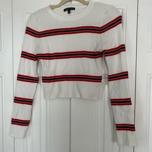 long sleeve sweater crop top